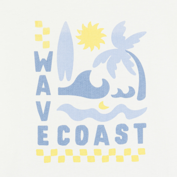 بيجاما جيرسيه صيفية من قطعتين أزرق فاتح للأولاد